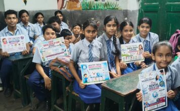 SWASTH DAANT, SWASTH JEEVAN (Smile Health Mission) : 80 STUDENTS RECEIVE FREE DENTAL CARE AT South Calcutta KG & Day School. I 24x7indialive News