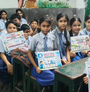 SWASTH DAANT, SWASTH JEEVAN (Smile Health Mission) : 80 STUDENTS RECEIVE FREE DENTAL CARE AT South Calcutta KG & Day School. I 24x7indialive News