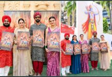 Actress Meera Raaj and Singer-Composer Shashi Add Star Power to the Grand Launch of Ganpati Song ‘Lambodar’ at Andhericha Raja