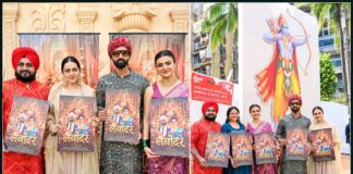 Actress Meera Raaj and Singer-Composer Shashi Add Star Power to the Grand Launch of Ganpati Song ‘Lambodar’ at Andhericha Raja
