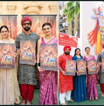 Actress Meera Raaj and Singer-Composer Shashi Add Star Power to the Grand Launch of Ganpati Song ‘Lambodar’ at Andhericha Raja
